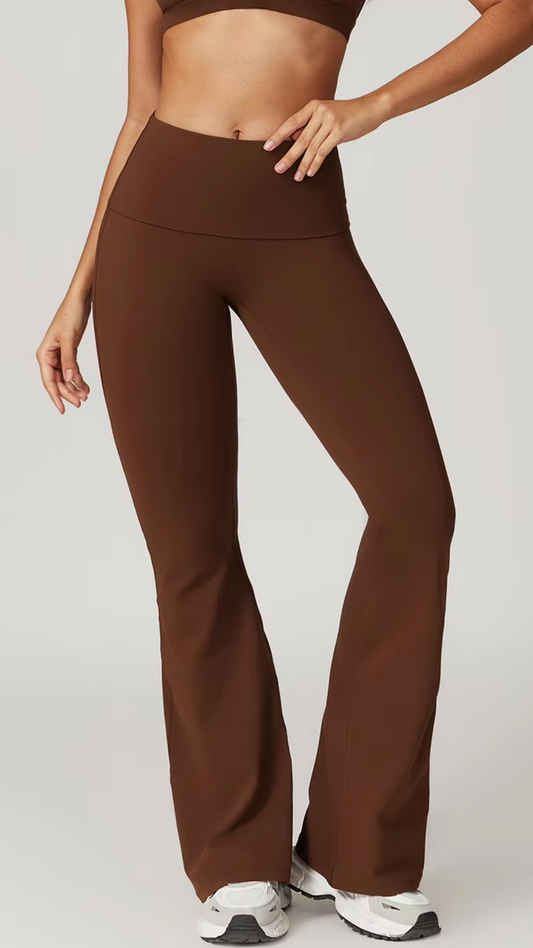 Legging évasé Evolve - Marron