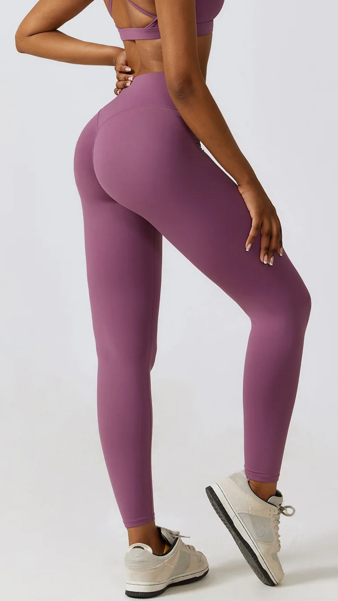 Alive Leggings - Dark Lilac