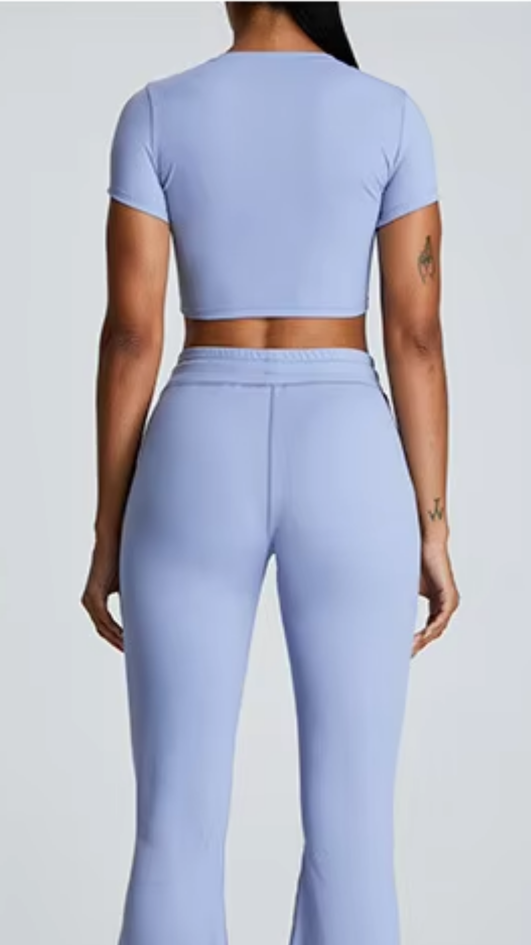 Aurora Crop Top - Baby Blue