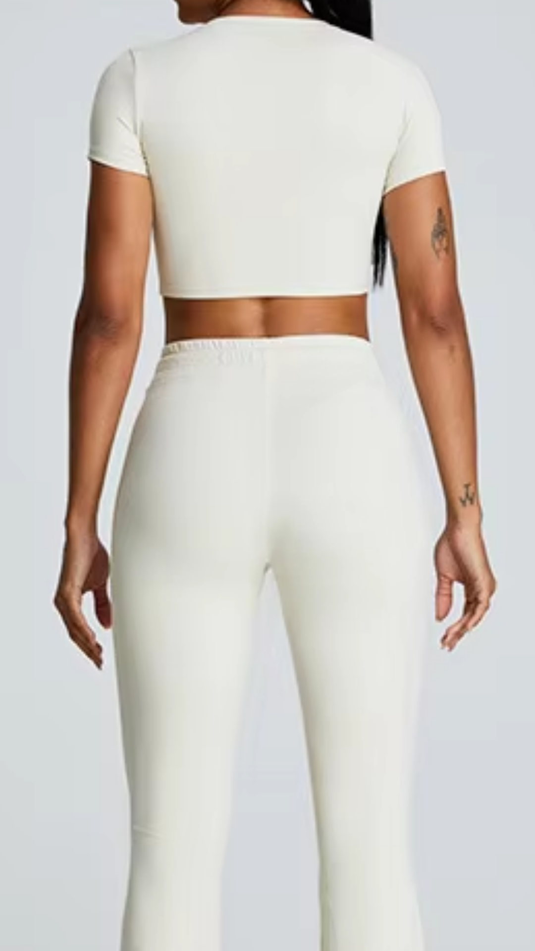 Aurora Crop Top - White