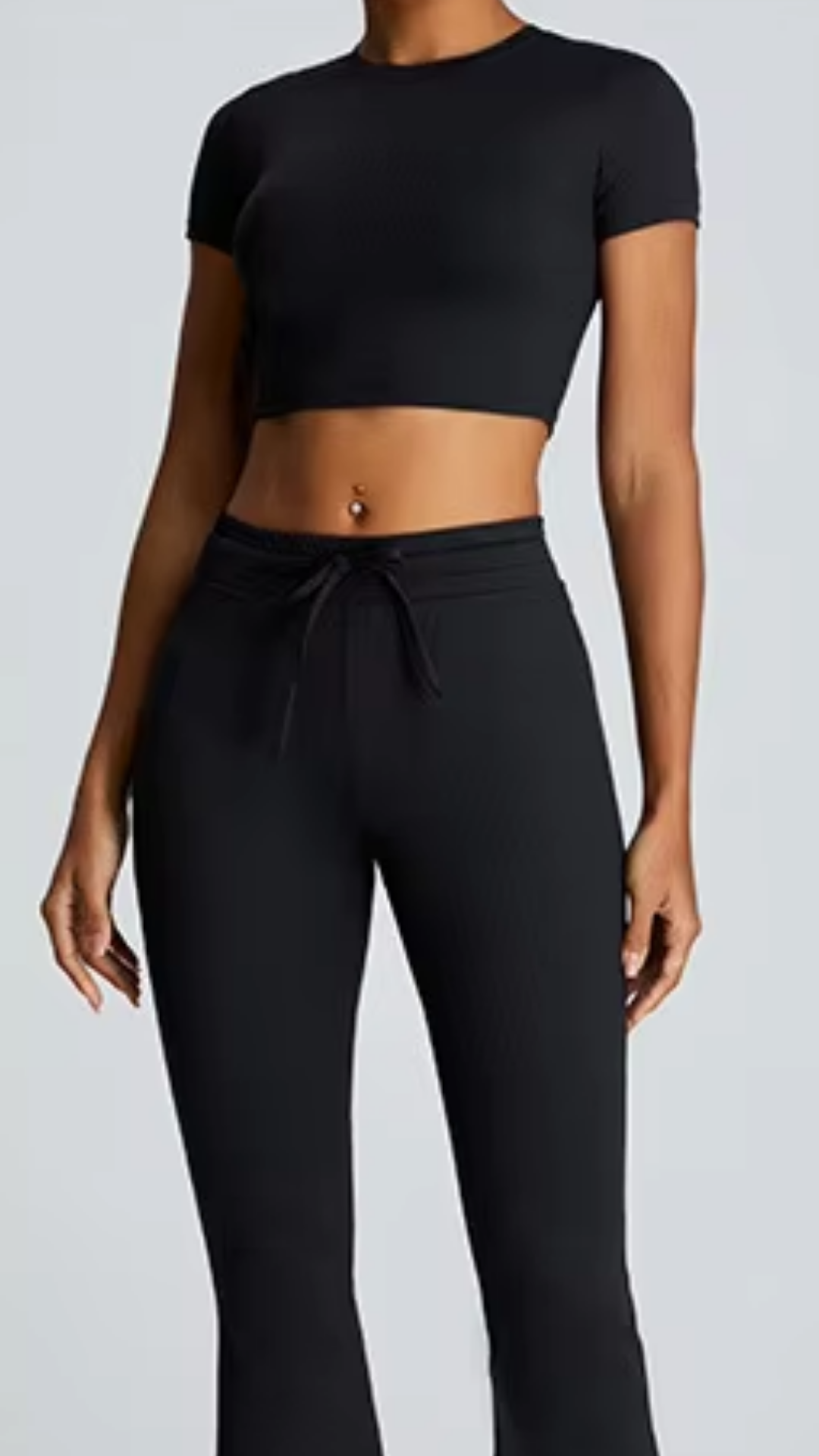 Aurora Crop Top - Black