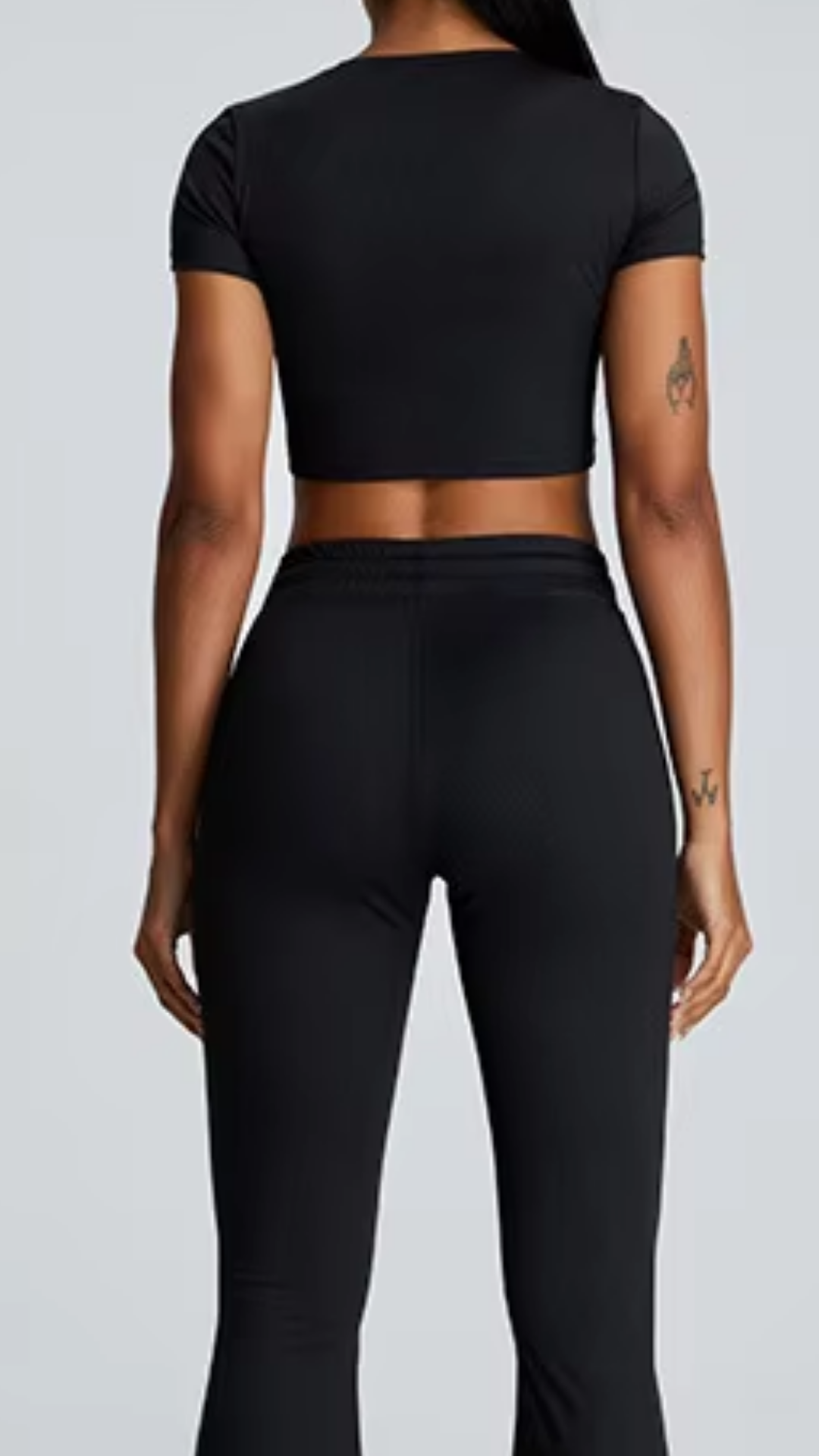 Aurora Crop Top - Black