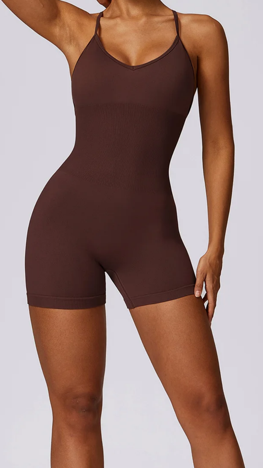 Alive Romper - Brown