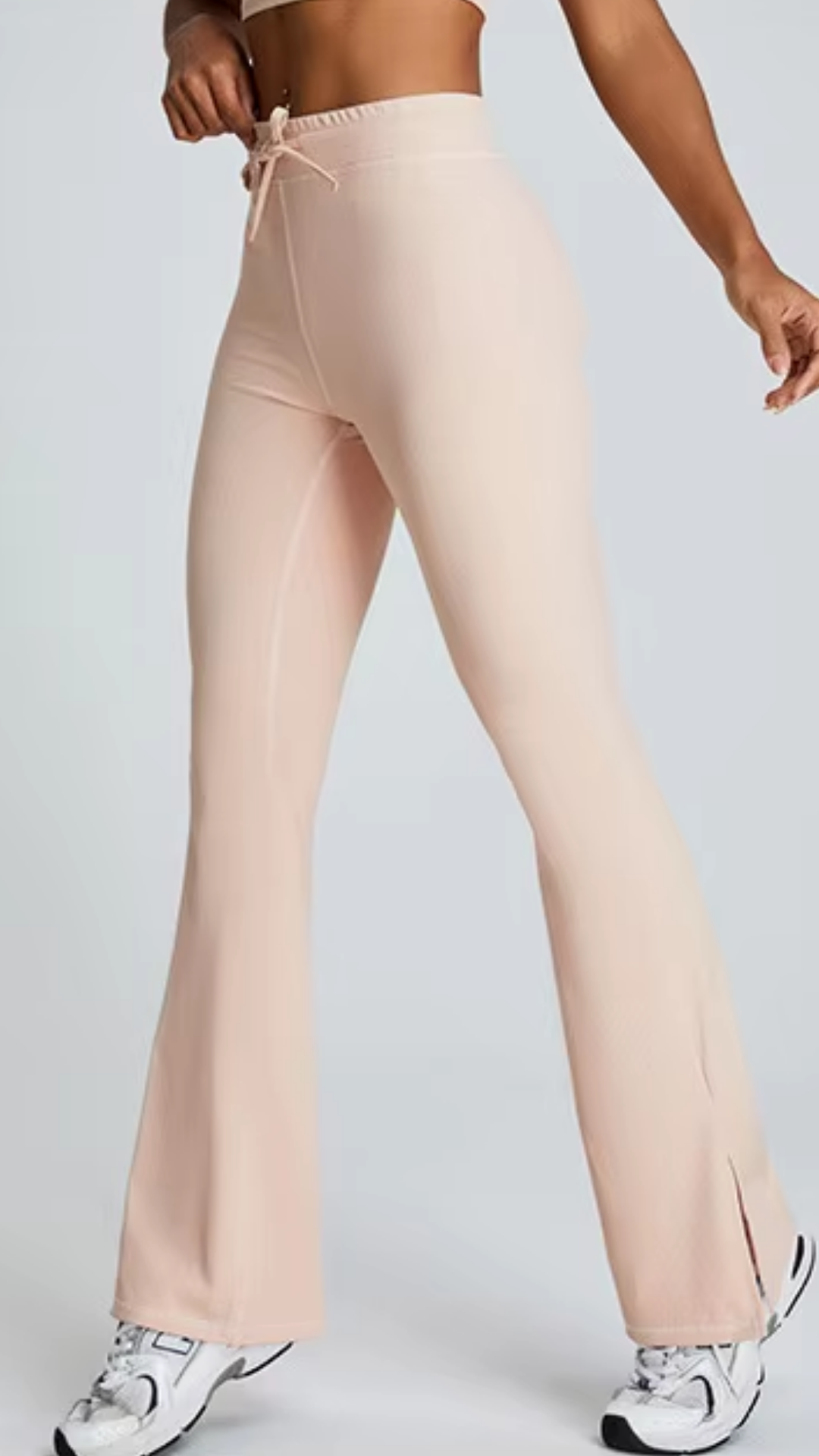 Aurora Flared Pants - Baby Pink