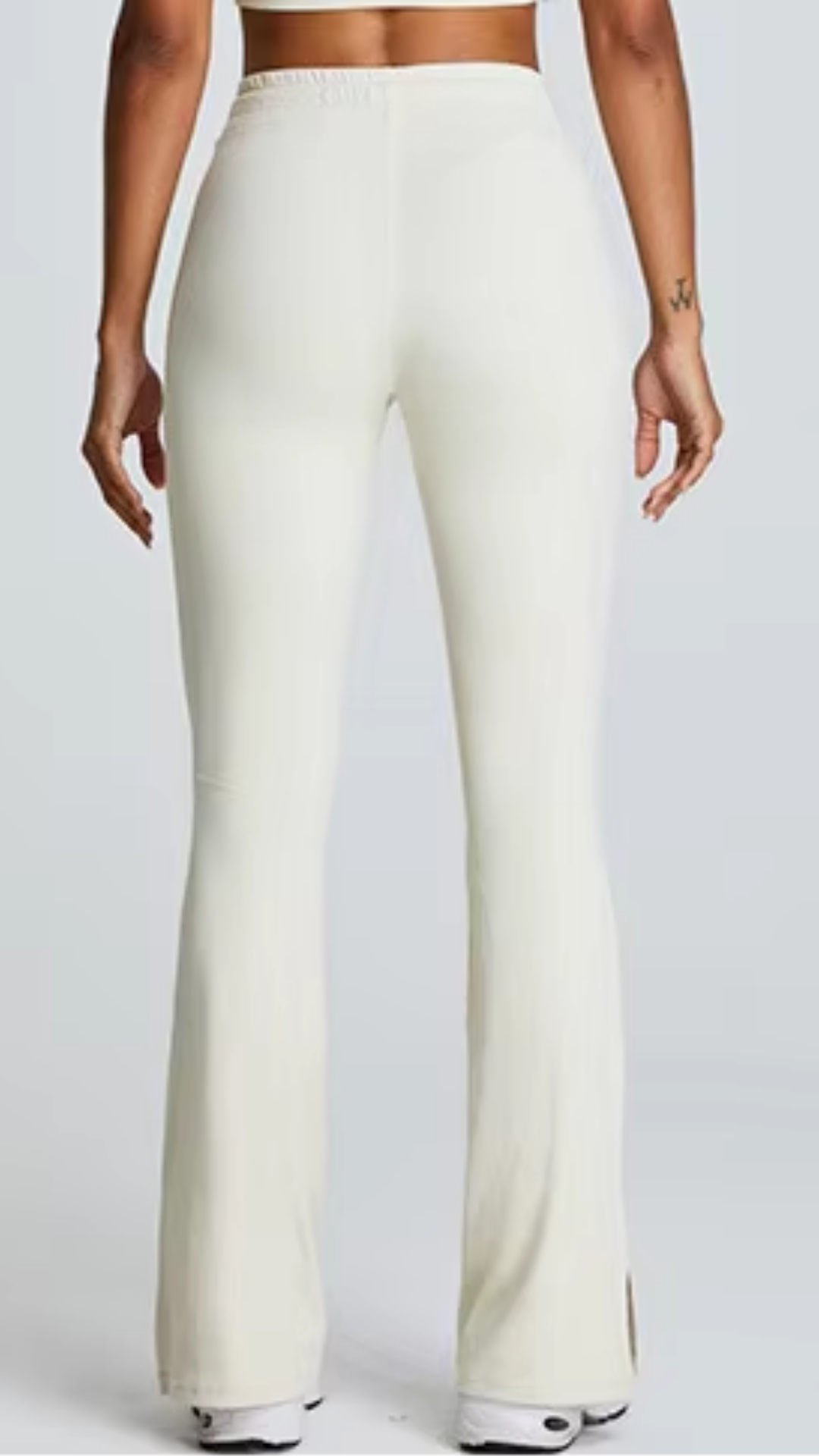 Aurora Flared Pants - White