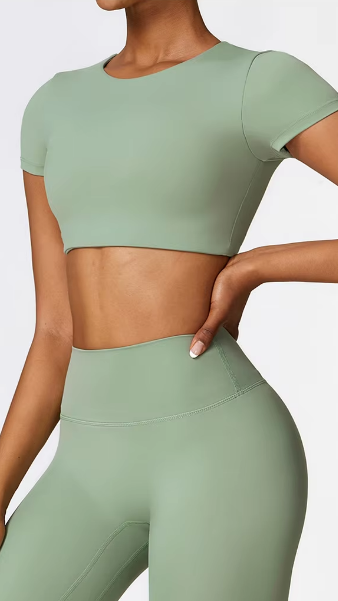 Aurora Crop Top - Green