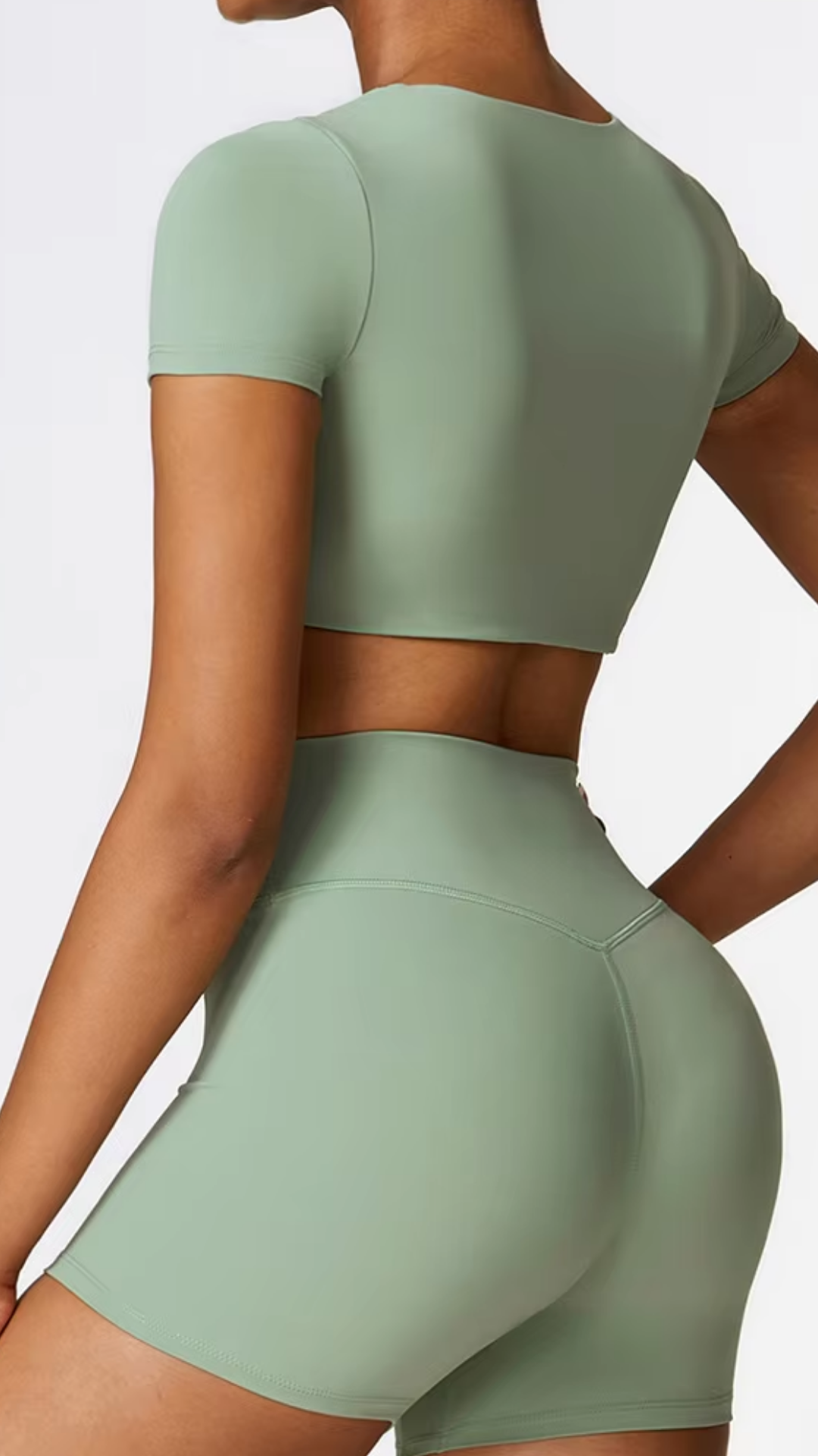 Aurora Crop Top - Green