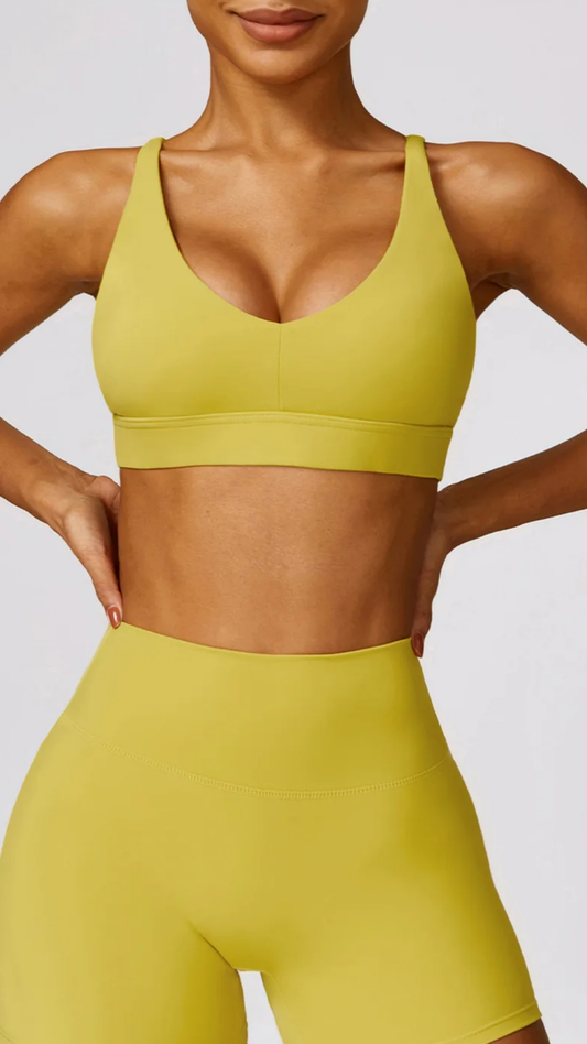 Alive Sports Bra - Yellow