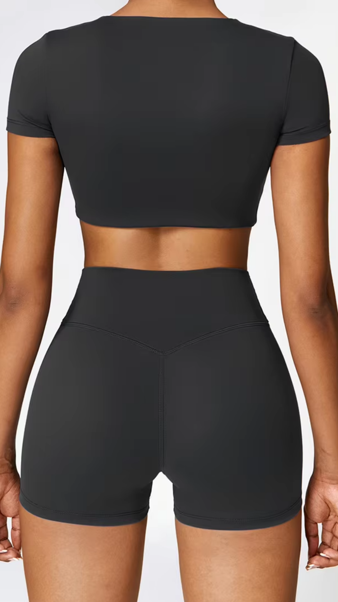 Aurora Crop Top - Black