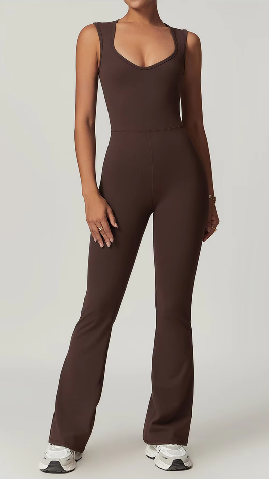 Aurora Jumpsuit - Brown