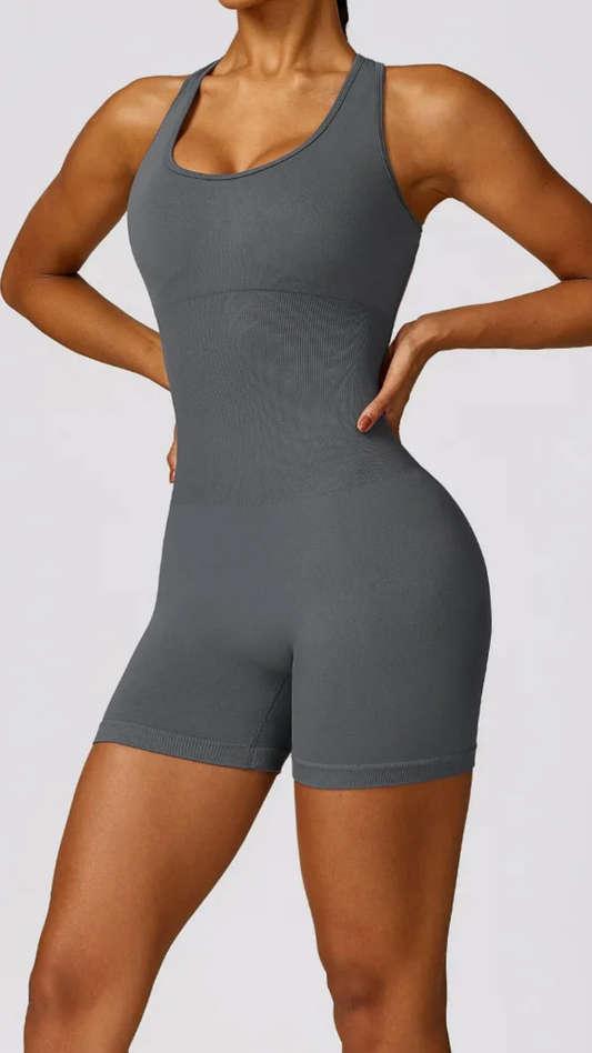 Evolve Romper - Gray