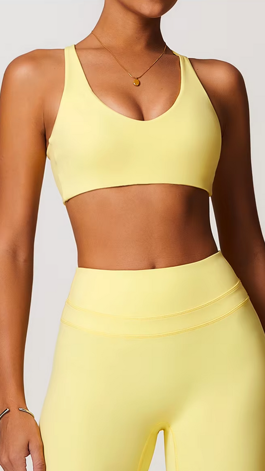 Alive Sports Bra - Yellow