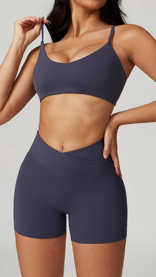 Soutien-gorge de sport Aurora - Bleu Gris