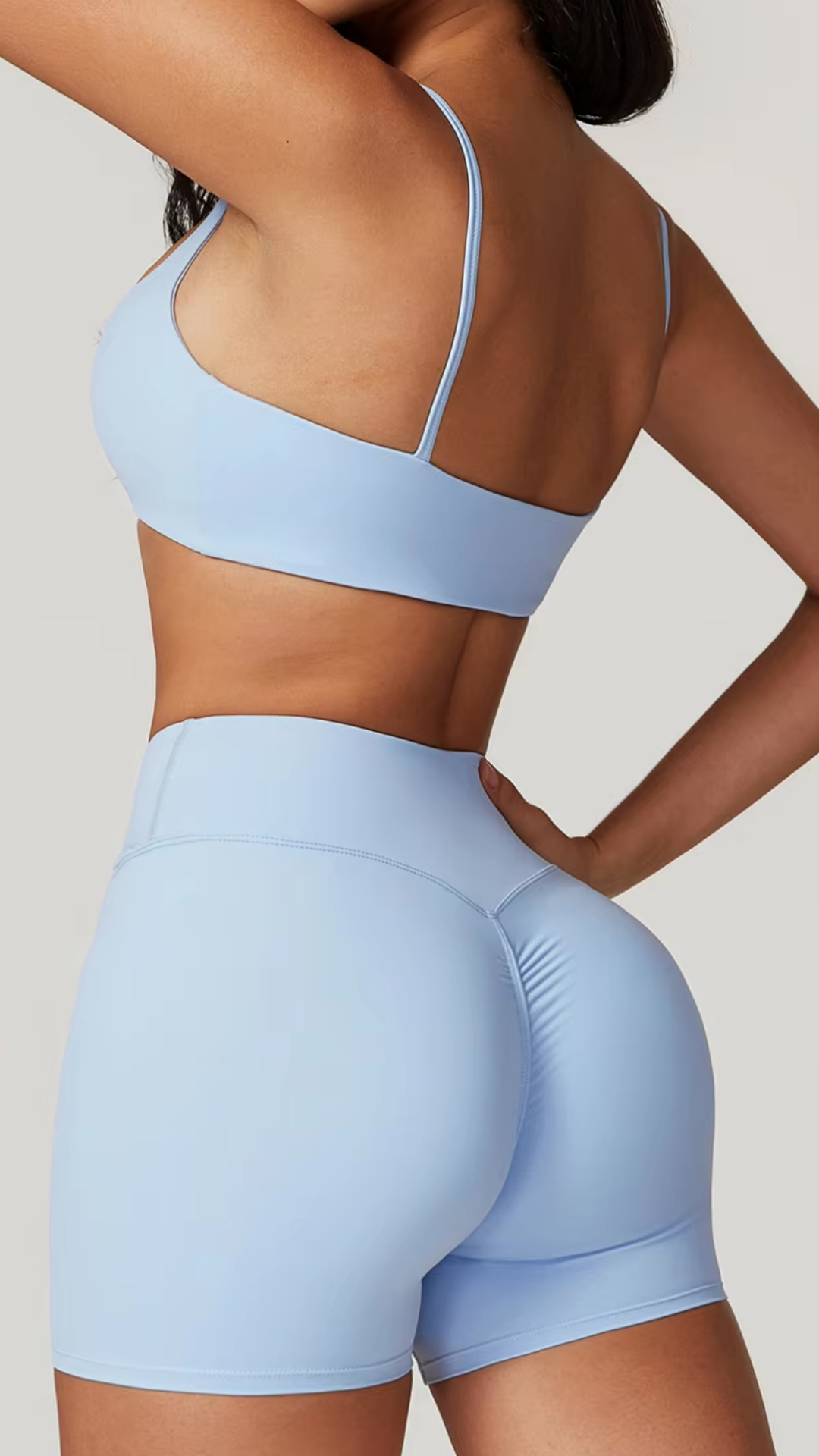 Aurora Sports Bra - Sky Blue