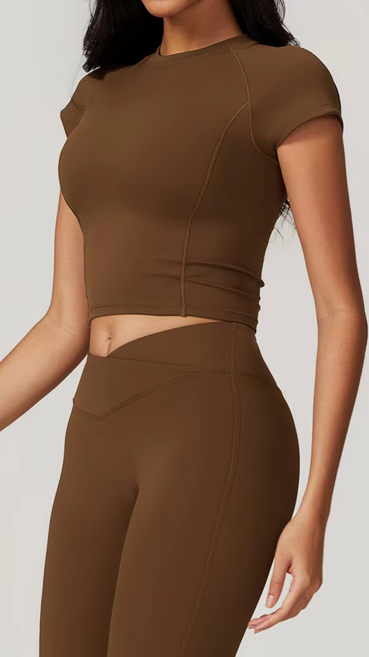 Aurora Top - Brown