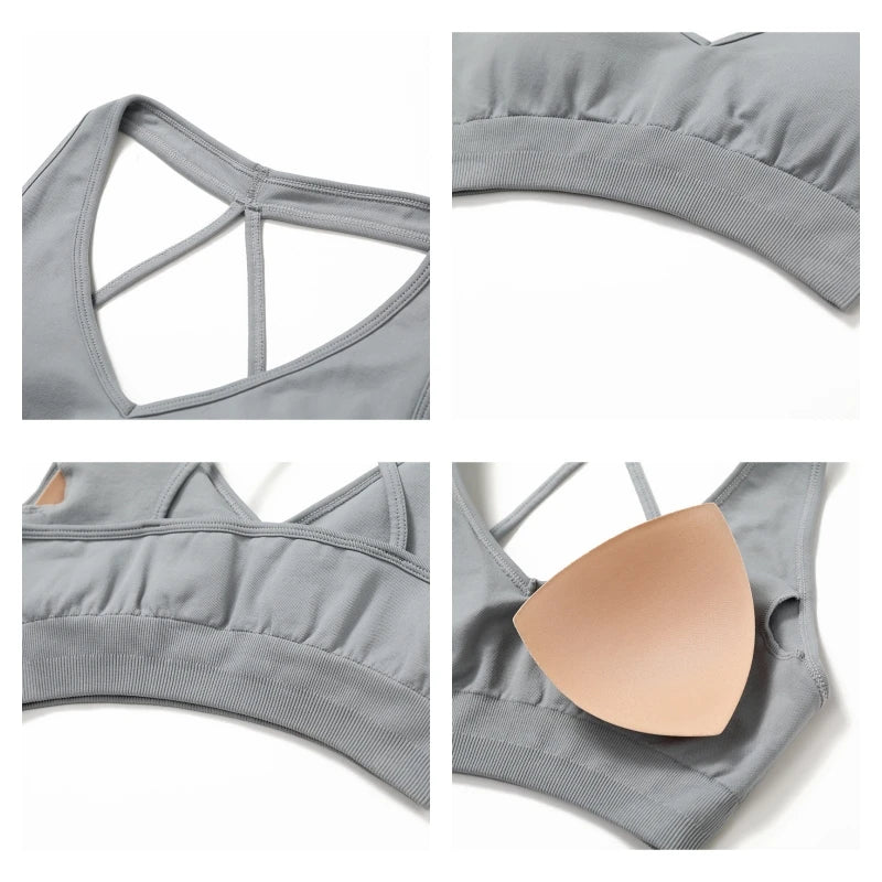 Soutien-gorge de sport Evolve - Gris 