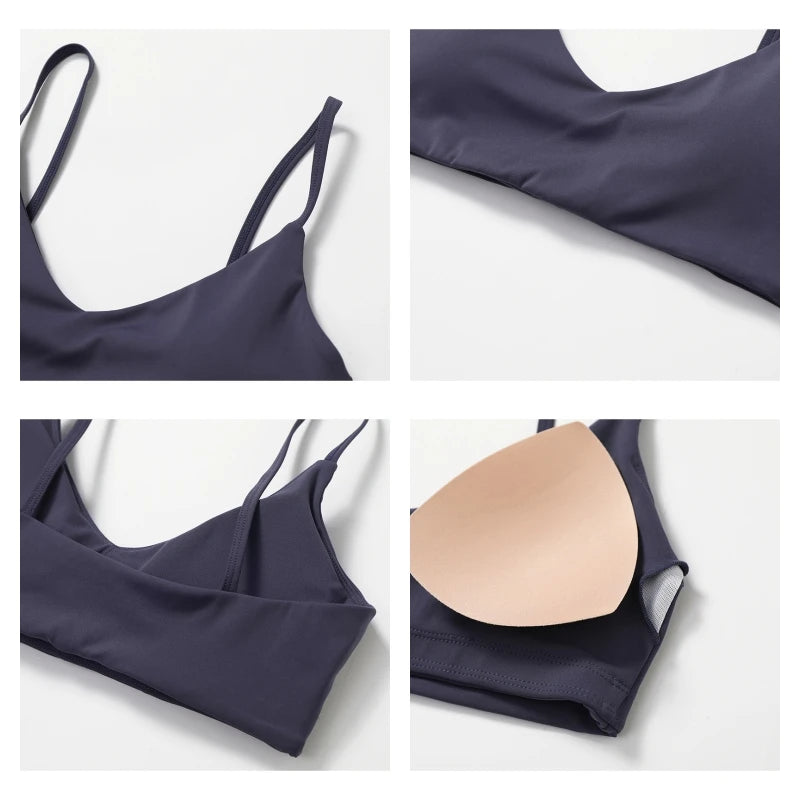 Soutien-gorge de sport Aurora - Bleu Gris