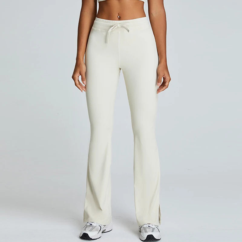 Aurora Flared Pants - White