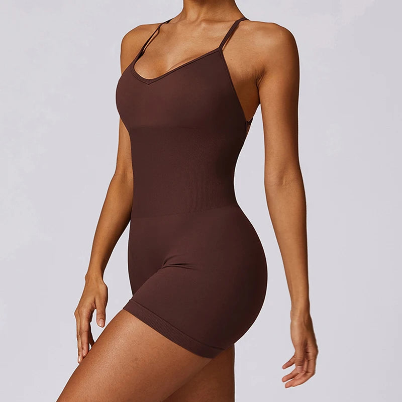 Alive Romper - Brown