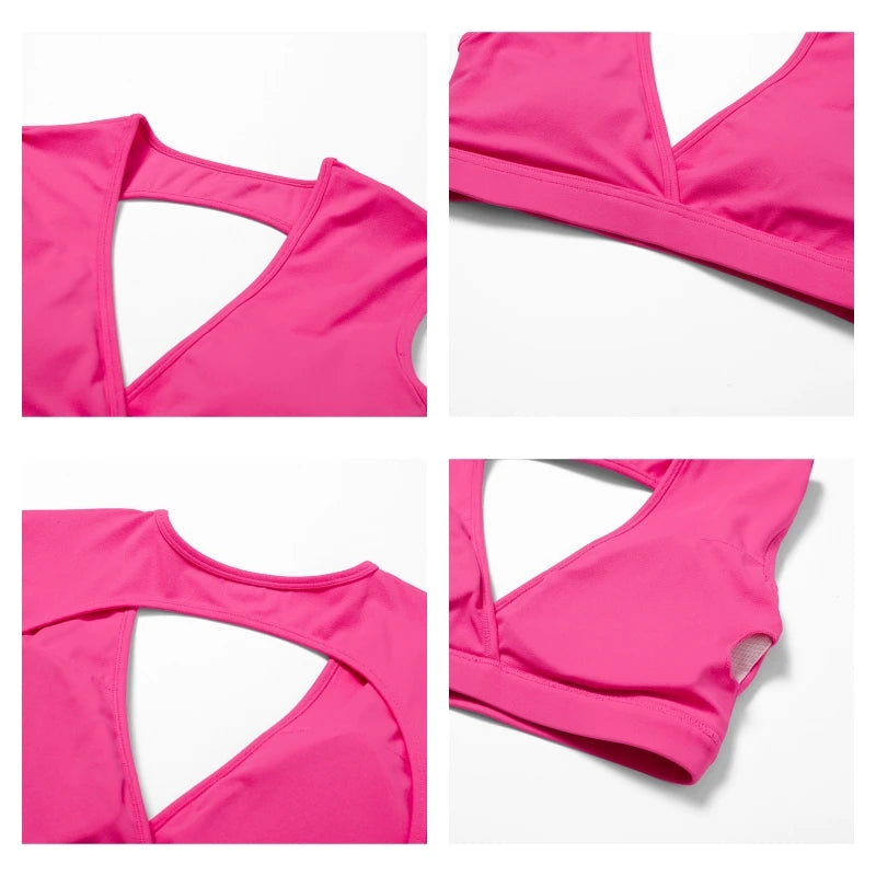 Evolve Crop Top - Pink