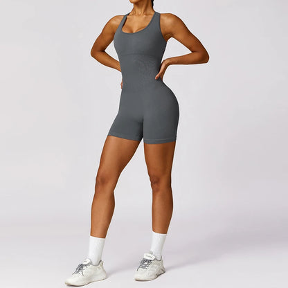 Evolve Romper - Gray